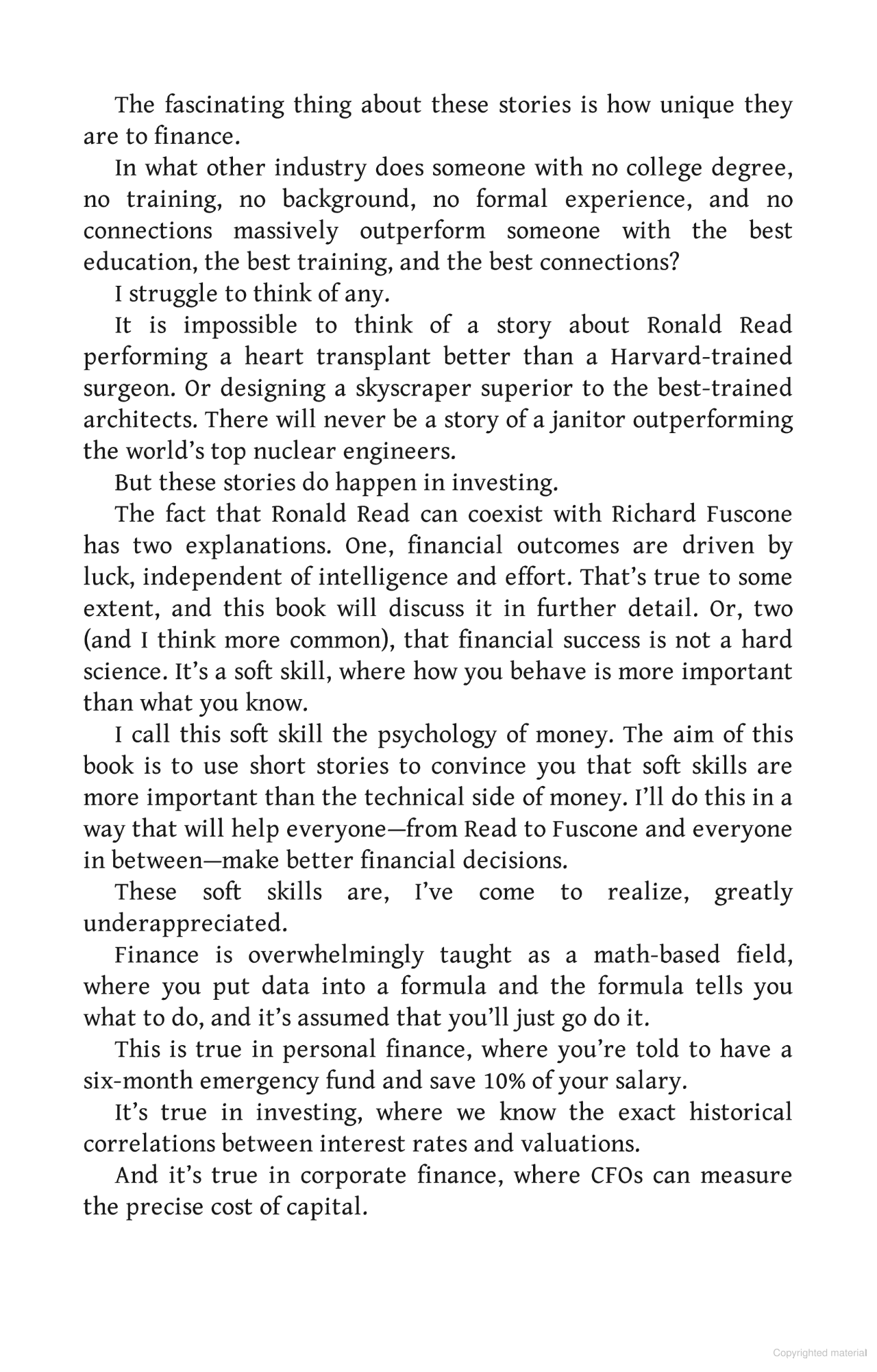The Psychology Of Money