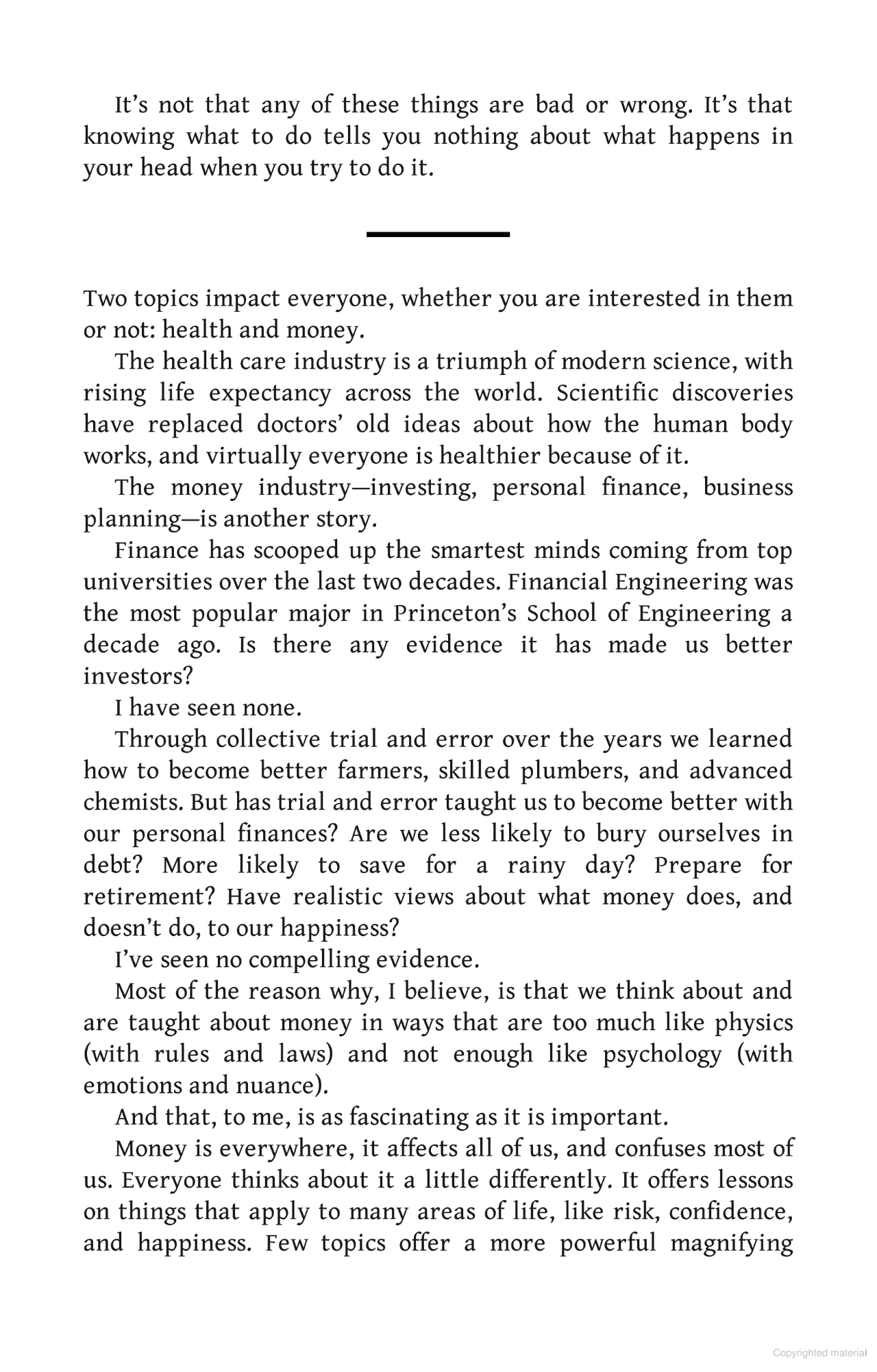 The Psychology Of Money