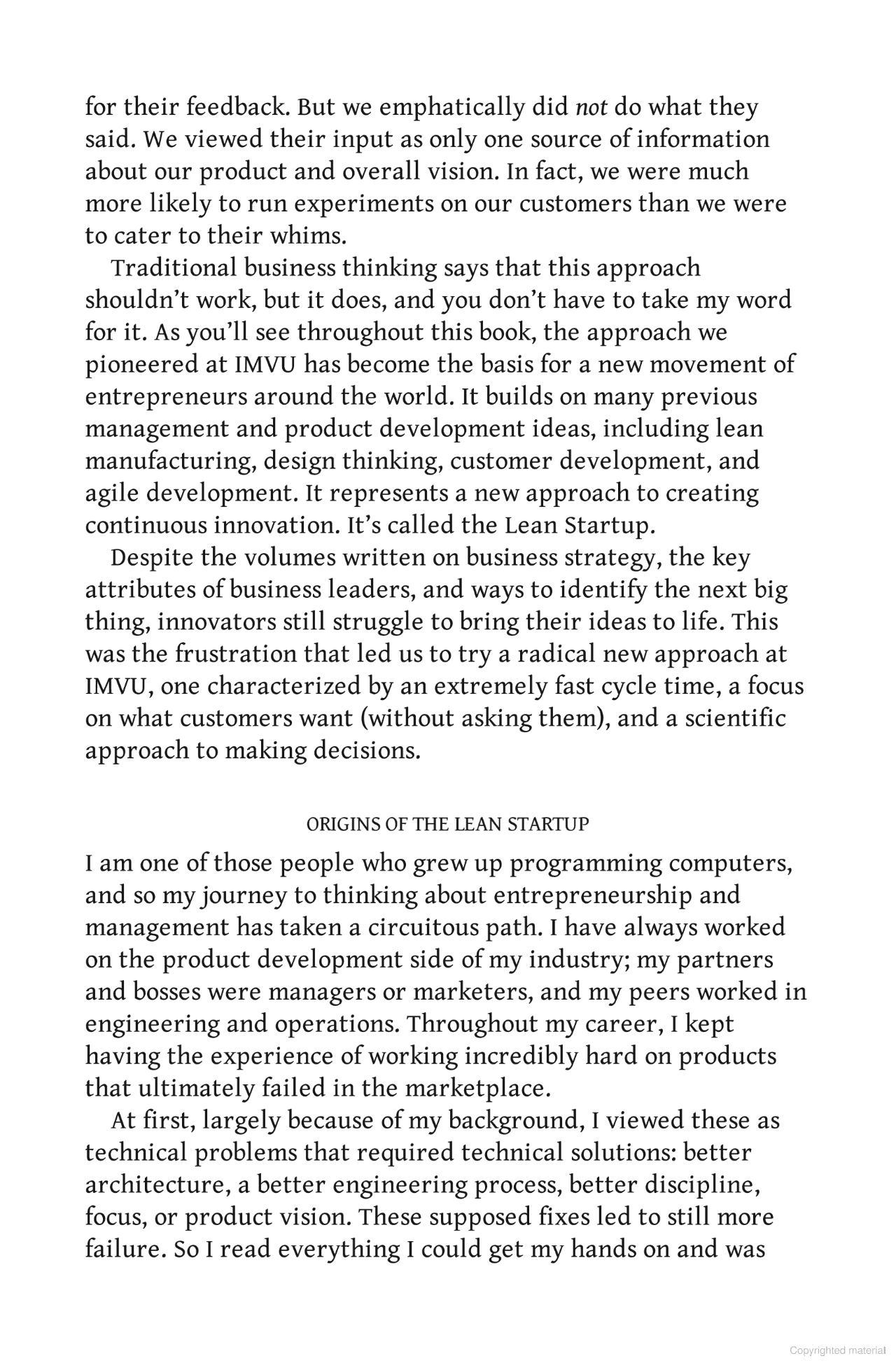 The Lean Startup