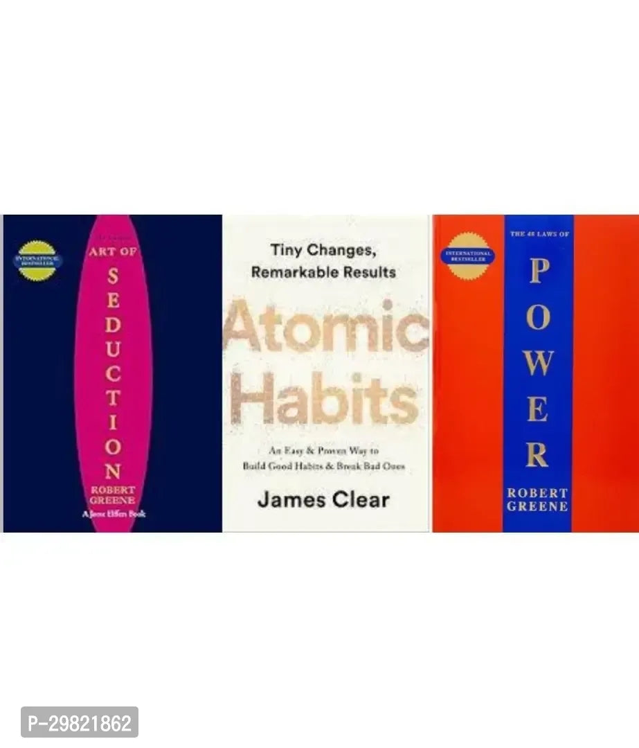 Concise Seduction+Atomic Habits+ Laws of Power